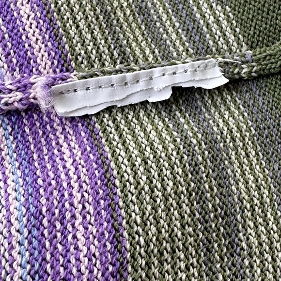 SHOSHANNA Adena Multi-Colored Stripe Knit Dress Retro Preppy Career, Size Large - Picture 12 of 16